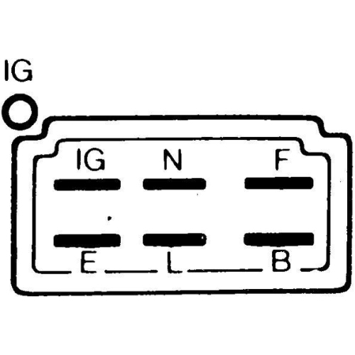 Generatorregler Hella 5DR 004 243-091 für Daihatsu Mitsubishi Nissan Suzuki Mega