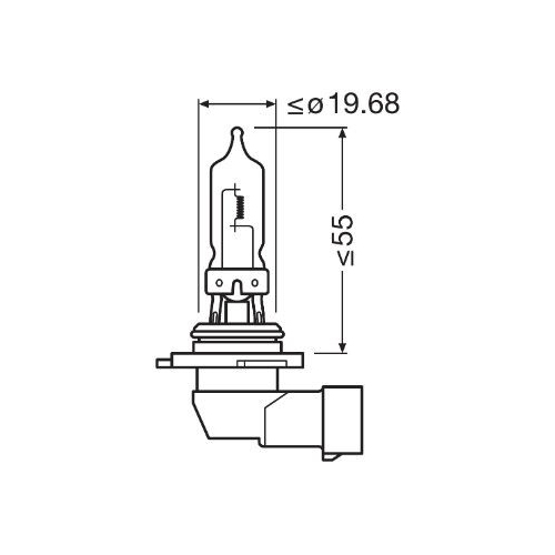 Glühlampe Fernscheinwerfer Ams-osram 9005CBN-HCB Cool Blue® Intense (next Gen)