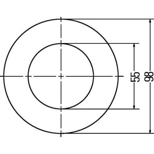 Rückstrahler Hella 8RA 008 405-001 für Aebi Auwärter Daf Man Porsche Van Hool