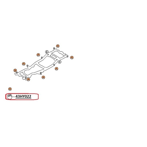 Anschlagpuffer Federung Red-line 43HY022 für Mitsubishi Vorderachse