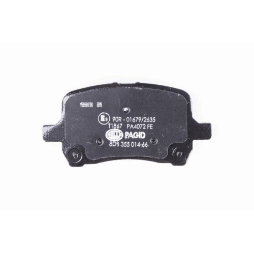 Bremsbelagsatz Scheibenbremse Hella Pagid 8DB 355 014-661 für Opel Chevrolet