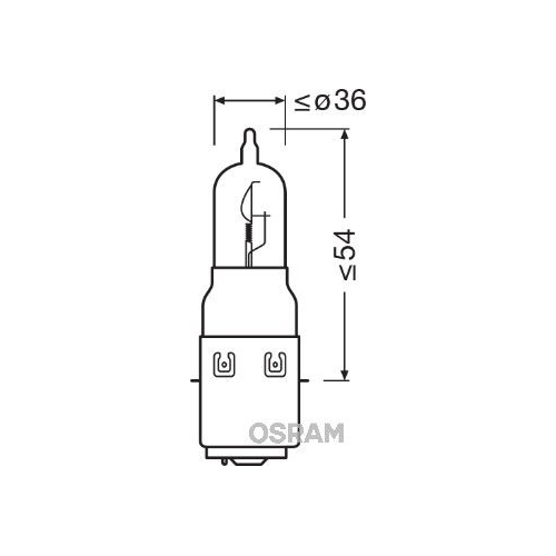 Glühlampe Fernscheinwerfer Ams-osram 64327 Original Motorcycle für