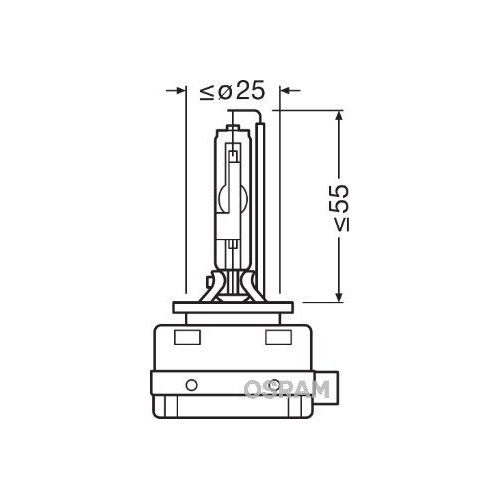 Glühlampe Fernscheinwerfer Ams-osram 66150 Xenarc® Original für Jenbacher