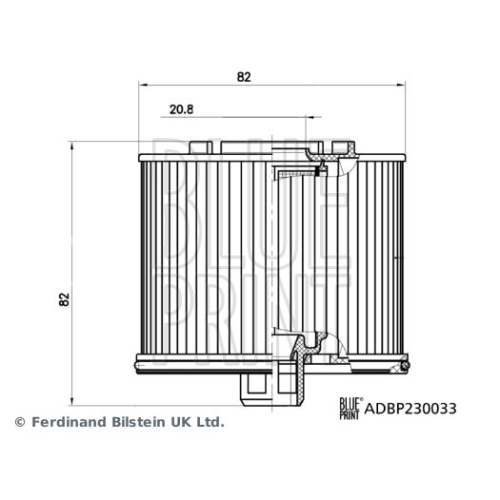 Kraftstofffilter Blue Print ADBP230033 für Citroën Opel Peugeot Toyota Vauxhall