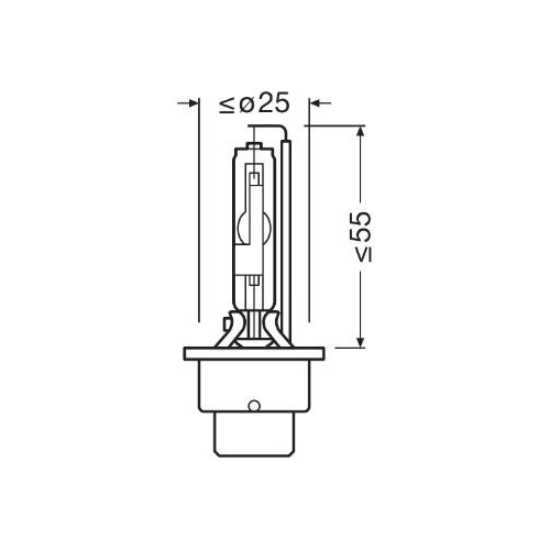 Glühlampe Fernscheinwerfer Ams-osram 66250CBN für Für Fahrzeuge Ohne Kurvenlicht