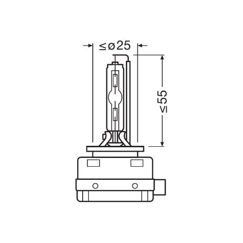 Glühlampe Fernscheinwerfer Ams-osram 66140CBN für Jenbacher