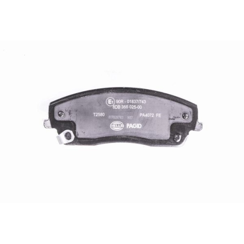 Bremsbelagsatz Scheibenbremse Hella Pagid 8DB 355 025-001 für Chrysler Dodge