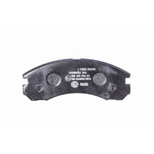 Bremsbelagsatz Scheibenbremse Hella Pagid 8DB 355 016-531 für Dodge Mitsubishi