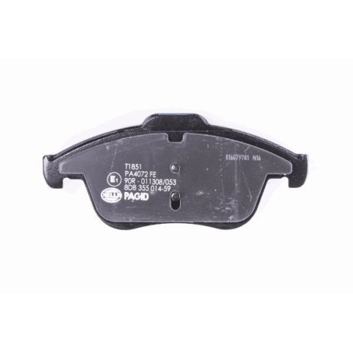 Bremsbelagsatz Scheibenbremse Hella Pagid 8DB 355 014-591 für Renault Samsung