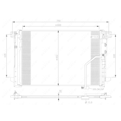 Kondensator Klimaanlage Nrf 35793 Easy Fit für Mercedes Benz Mercedes Benz