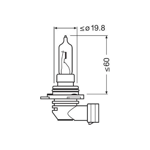 Glühlampe Abbiegescheinwerfer Osram 9012CBN Cool Blue® Intense (next Gen) für