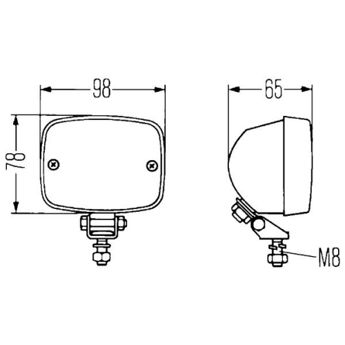 Nebelschlussleuchte Hella 2NE 003 030-151 für Auwärter Bmw Citroën Honda Mack VW