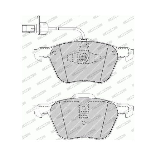 Bremsbelagsatz Scheibenbremse Ferodo FVR1497 Premier Eco Friction für Ford Seat