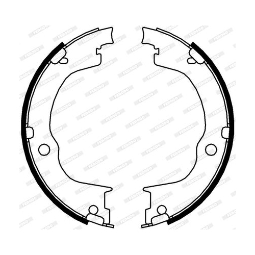 Bremsbackensatz Feststellbremse Ferodo FSB4006 Premier für Opel Vauxhall