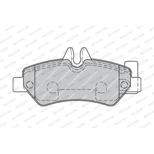 Bremsbelagsatz Scheibenbremse Ferodo FVR1780 Premier Eco Friction für VW