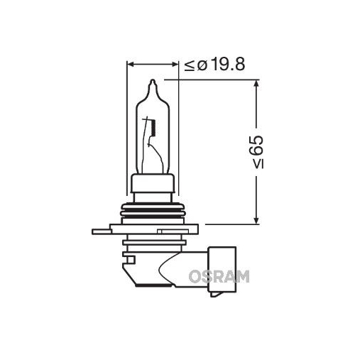 Glühlampe Fernscheinwerfer Ams-osram 9011 Original für