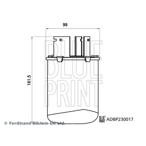 Kraftstofffilter Blue Print ADBP230017 für Nissan Renault