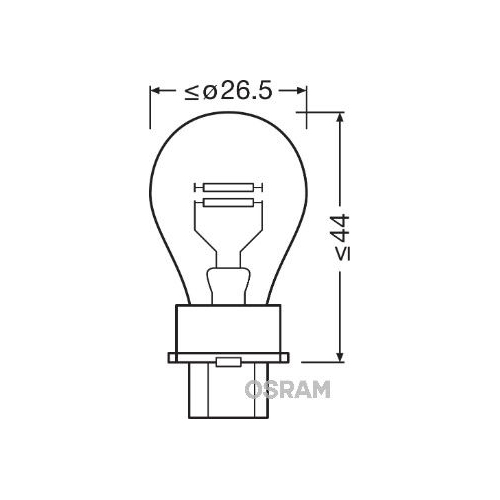 Glühlampe Blinkleuchte Ams-osram 3157 Original für Hinten Vorne