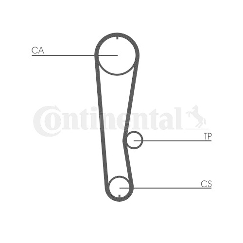 Zahnriemen Continental Ctam CT680 für Bedford Daihatsu Subaru Suzuki Toyota