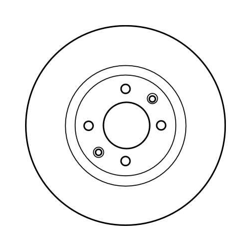 TRW 2X Bremsscheibe für Citroën Opel Peugeot Vauxhall Peugeot (df Psa) DS