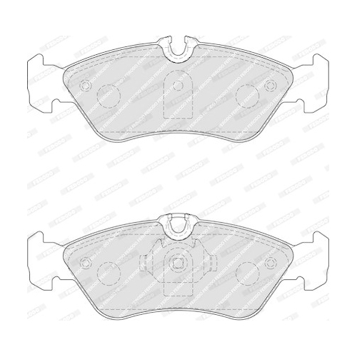 Bremsbelagsatz Scheibenbremse Ferodo FVR1876 Premier Eco Friction für VW