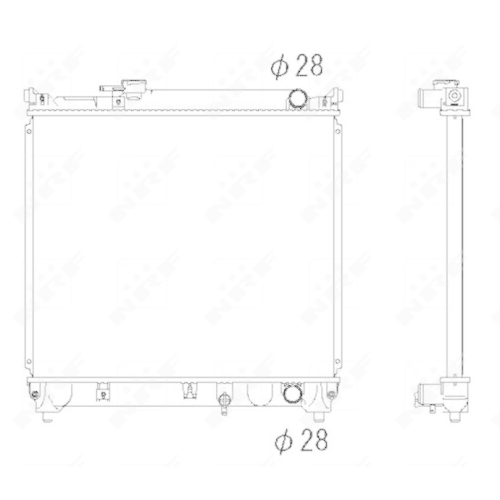 Kühler Motorkühlung Nrf 53279 für Suzuki