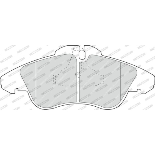 Bremsbelagsatz Scheibenbremse Ferodo FVR1038 Premier Eco Friction für VW