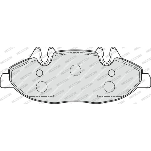 Bremsbelagsatz Scheibenbremse Ferodo FVR1493 Premier Eco Friction für