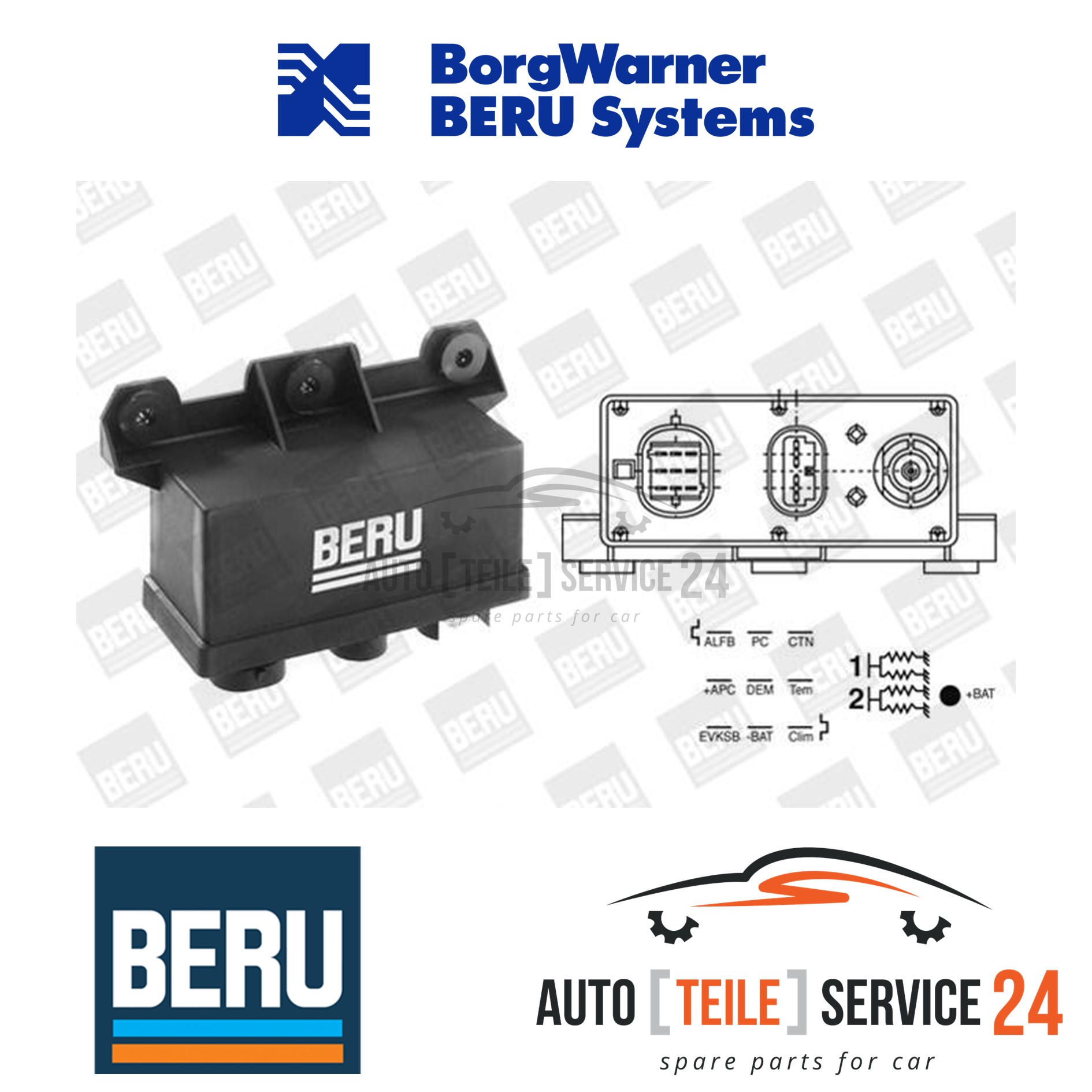 Steuergerät Glühzeit Borgwarner (beru) GSE108 für Bmw