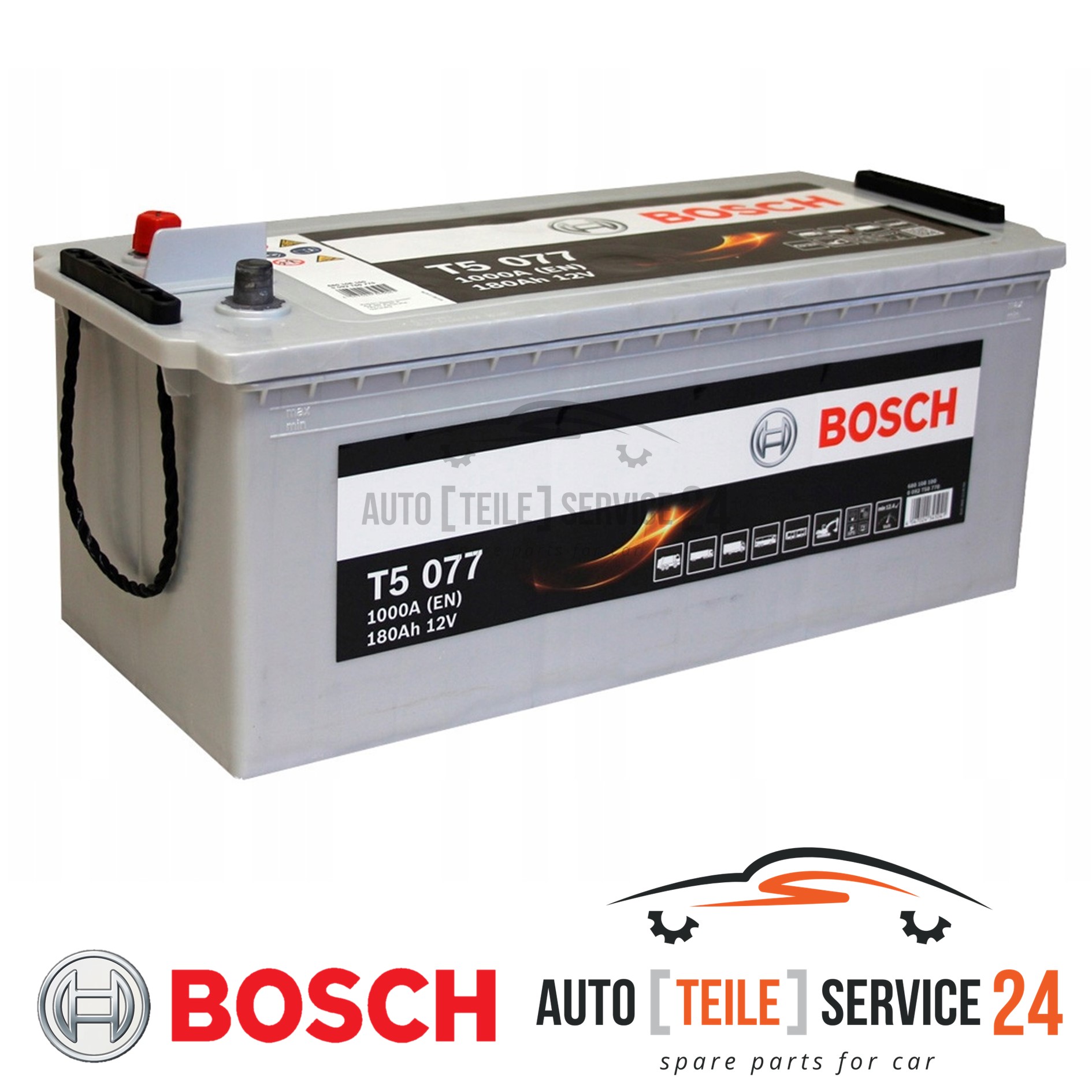 Starterbatterie Bosch 0092T50770 T5 für Daf Iveco Leyland Man Mercedes Benz