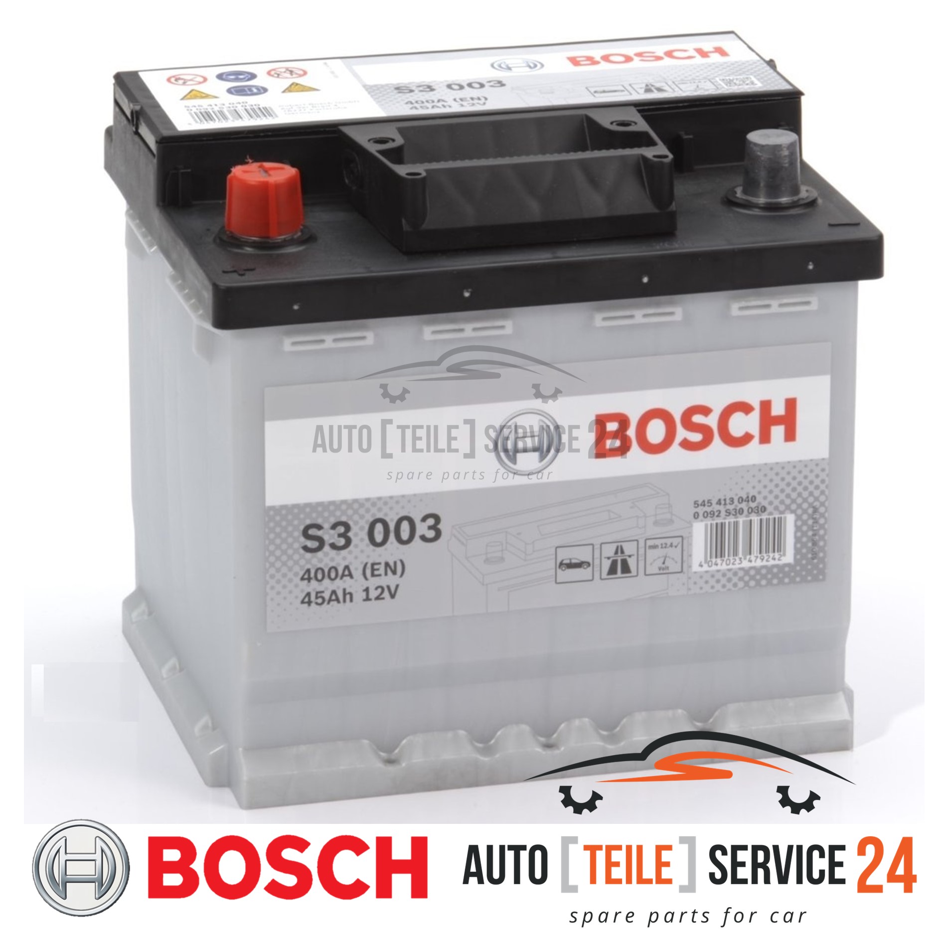 Starterbatterie Bosch 0092S30030 S3 für Barreiros Citroën Fiat Peugeot Seat VW