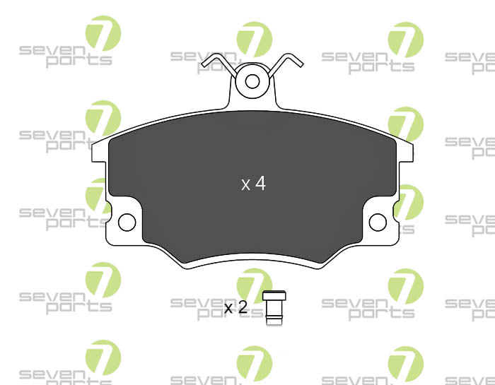 Bremsbeläge für ALFA ROMEO 145-146-155 FIAT 124SILBER-BARCHETTA FIAT MAR