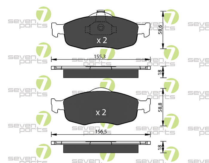 Bremsbeläge für FORD MONDEOFORD SCORPIO