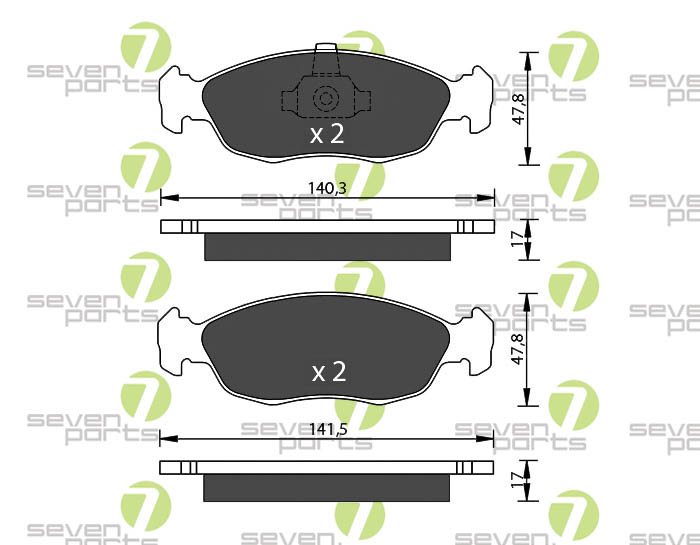 Bremsbeläge für CITROEN SAXOCITROEN XSARA