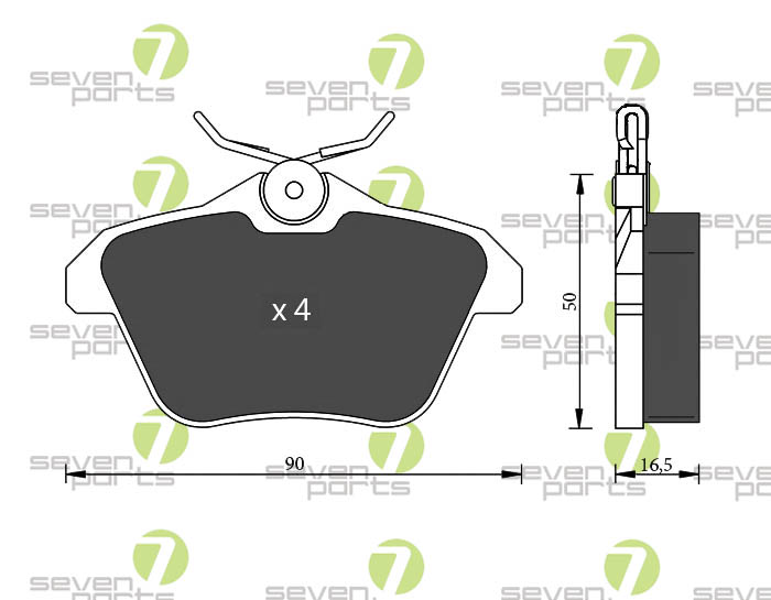 Bremsbeläge für ALFA ROMEO 156ALFA ROMEO 164-166