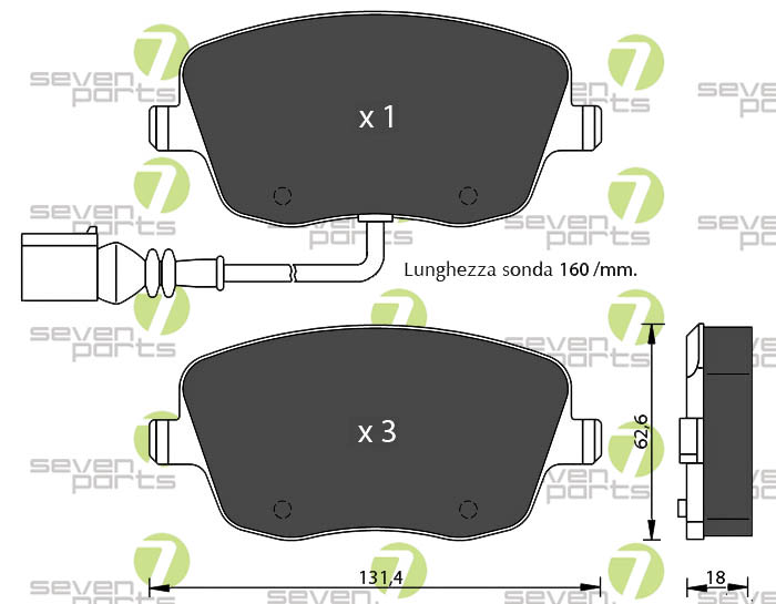 Bremsbeläge für SKODA FABIA.