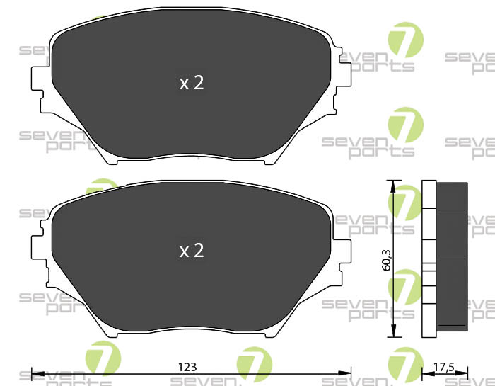 Bremsbeläge für TOYOTA RAV4