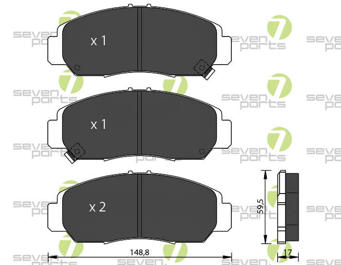 Bremsbeläge für HONDA JAZZ1.2IHONDA JAZZ1.4I