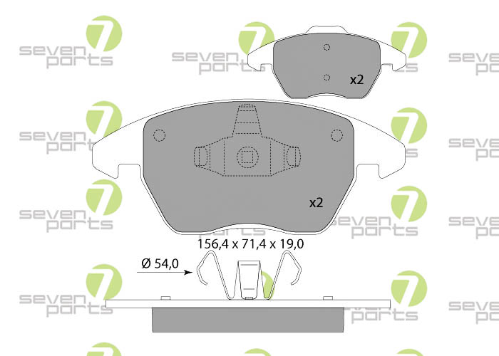 Bremsbeläge für CITROEN C4 PEUGEOT 307