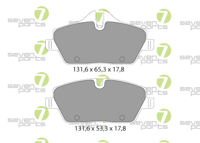 Bremsbeläge für BMW 1er(E87)116I09/04 BMW 1er(E87)118D09/04