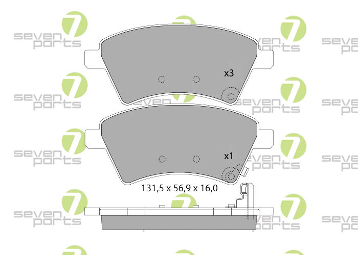 Bremsbeläge für FIAT SEDICISUZUKI SX4