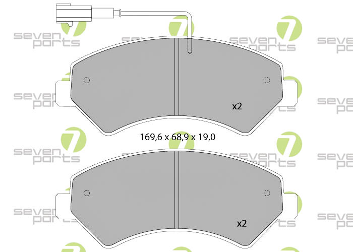 Bremsbeläge für CITROEN JUMPER 2011 FIAT DUCATO 2011