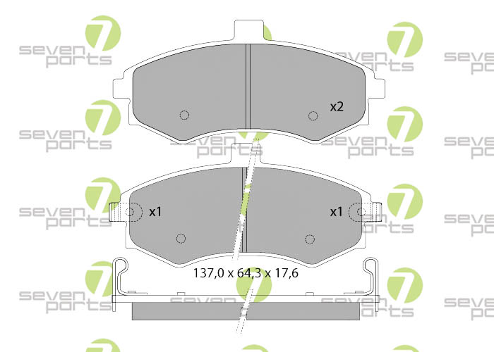 Bremsbeläge für HYUNDAI ELANTRA(XD)00- HYUNDAI MATRIX(FC)01-