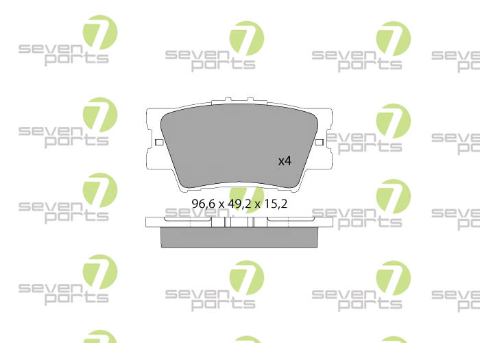 Bremsbeläge für TOYOTA RAVIV(ACA_)06-