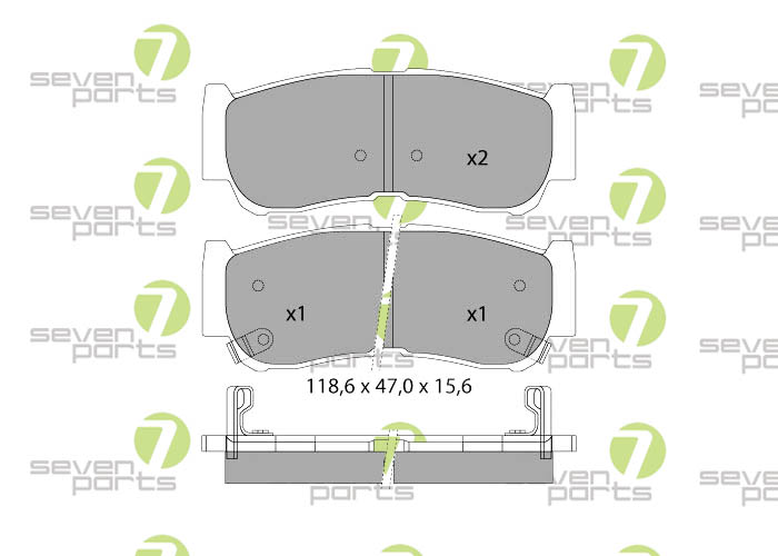 Bremsbeläge für HYUNDAI SANTAFE'(CM)06-