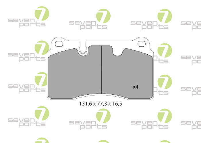 Bremsbeläge für AUDI TT(8J)RS2.5I20VTFSI09 VW TOUAREG(7LA/7P)3.0V6TD