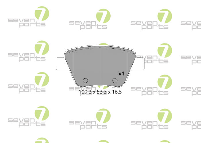 Bremsbeläge für AUDI A308- AUDI A3(8P1),(8PA)03-