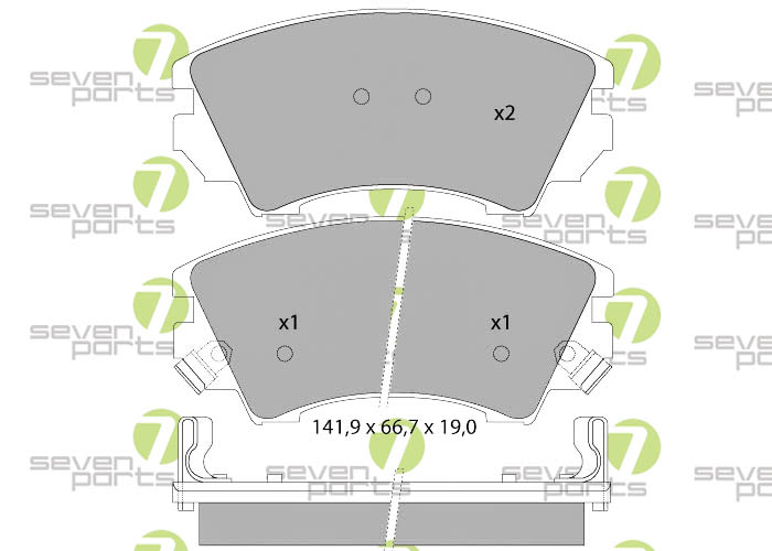 Bremsbeläge für OPEL INSIGNIA1.6I16V TURBO 08- OPEL INSIGNIA2.0I16V,2