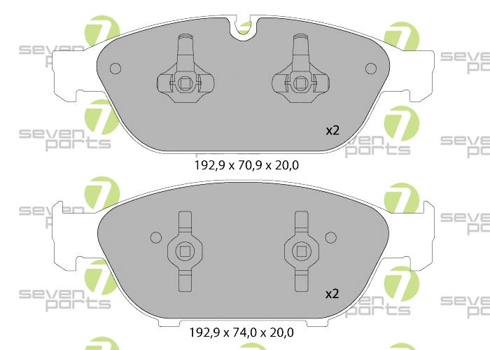 Bremsbeläge für AUDI A6 QUATTRO (4G)2011 AUDI A6 ALLROAD QUATTRO (4GH)20