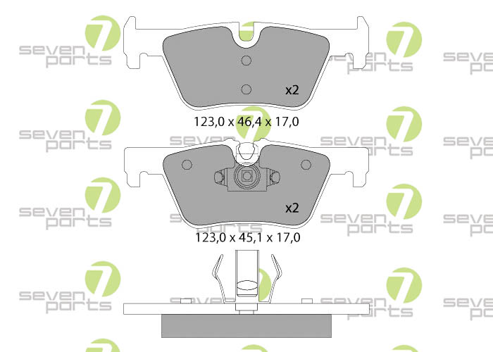 Bremsbeläge für BMW SERIE1(F20,F21)11 BMW SERIE2(F22)14